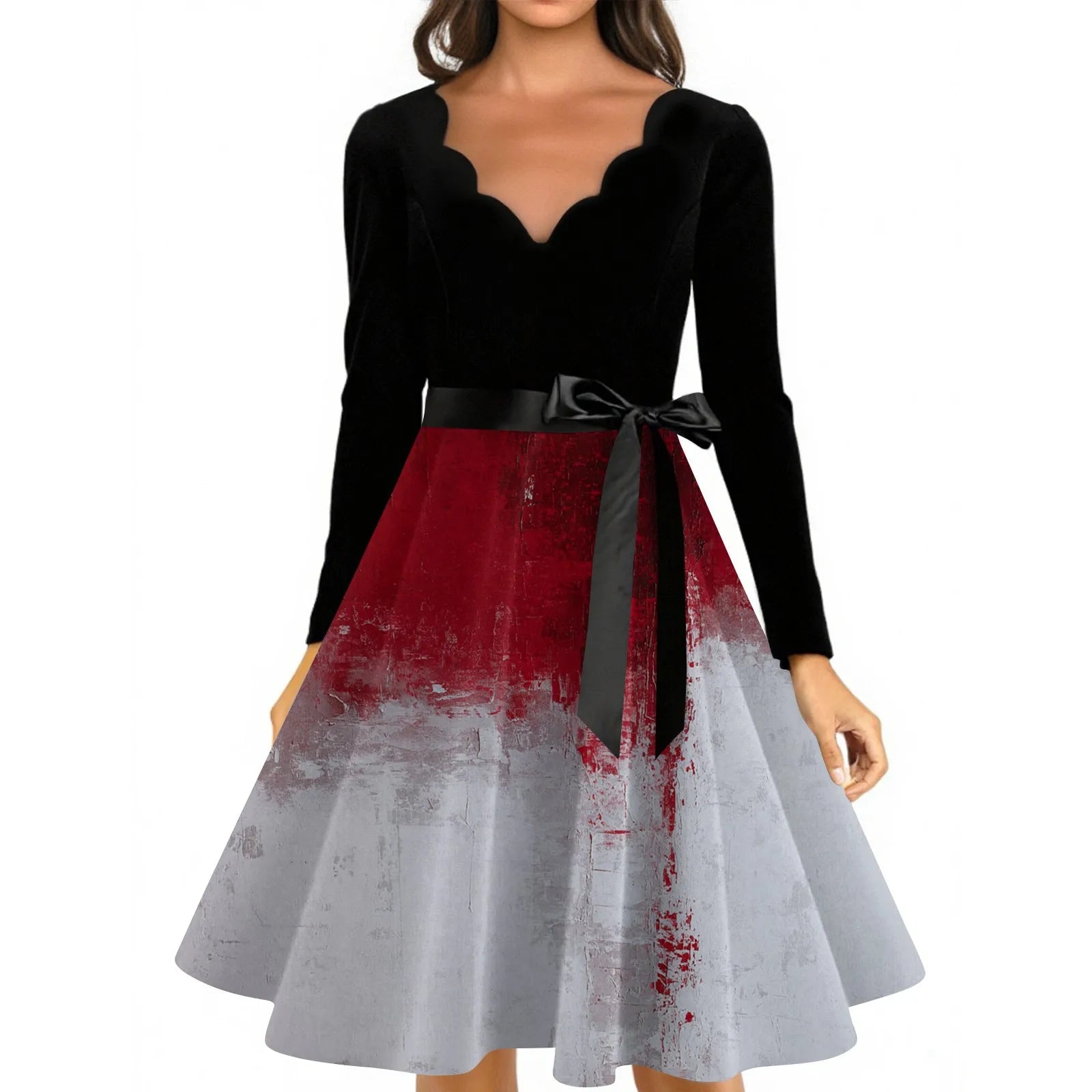 Halloween Print Dress